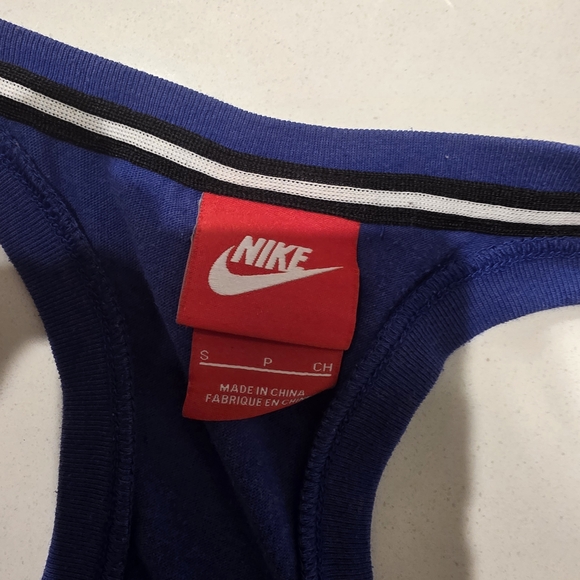 Nike Blue and Black Racerback Tank - Picture 3 of 4